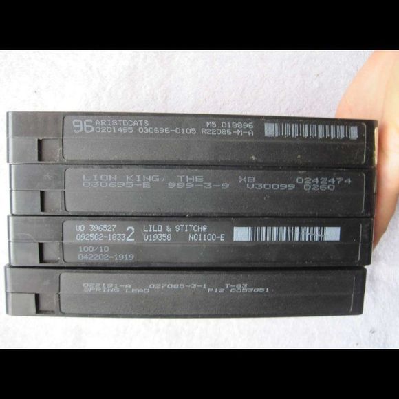 Lion King Aristocats Lilo & Stitch Jungle Book VHS Cassette Tape Bundle for $4 - Picture 4 of 6